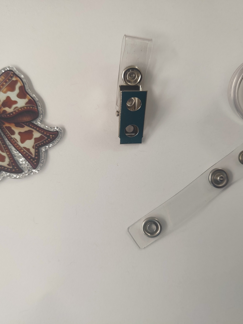 Handmade Badge Reel- Western ABow